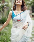linen saree