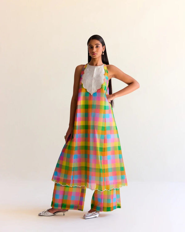 checks kurti