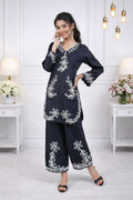 black embroidery