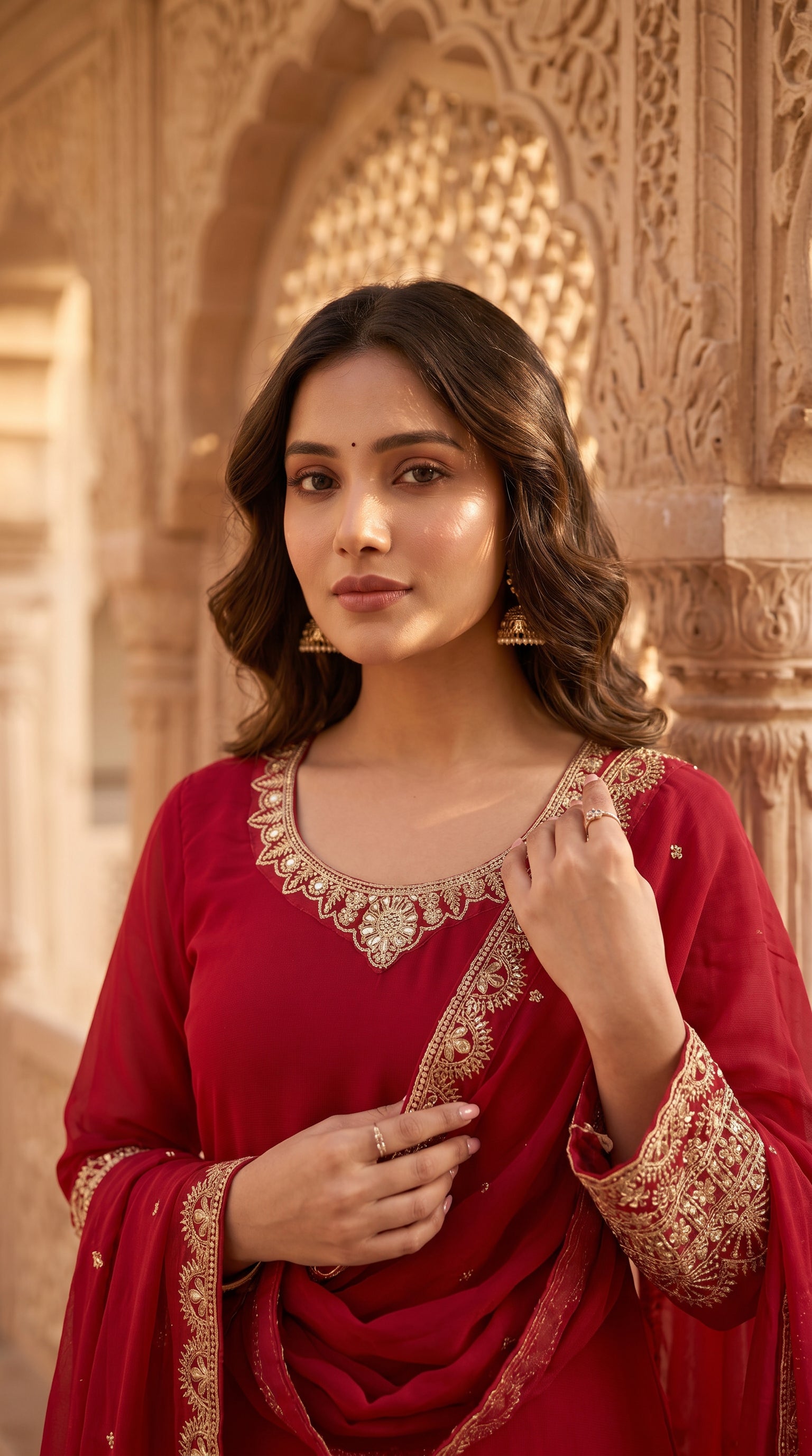 Noir Elegance Embroidered Sharara Suit Set with Dupatta (Copy)