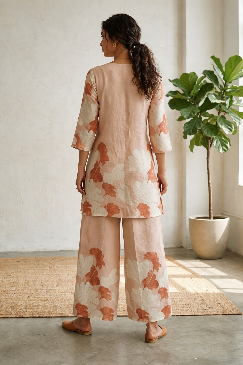 Blush Bloom Printed Co-Ord Set for Women